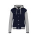 Blouson Teddy à Capuche Unisexe Personnalisable pour Entreprises - Communication Textile Professionnelle