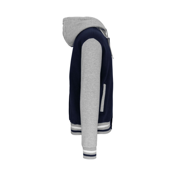 Blouson Teddy à Capuche Unisexe Personnalisable pour Entreprises - Communication Textile Professionnelle