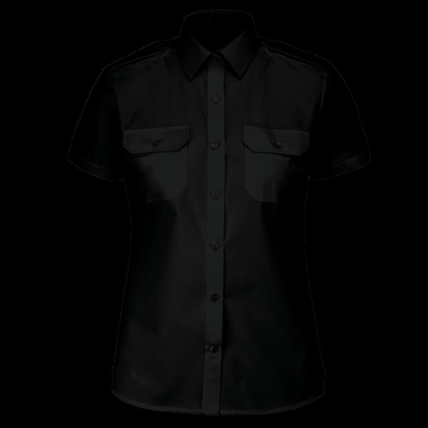 Chemise pilote manches courtes femme personnalisable – Vêtement professionnel pour communication d’entreprise