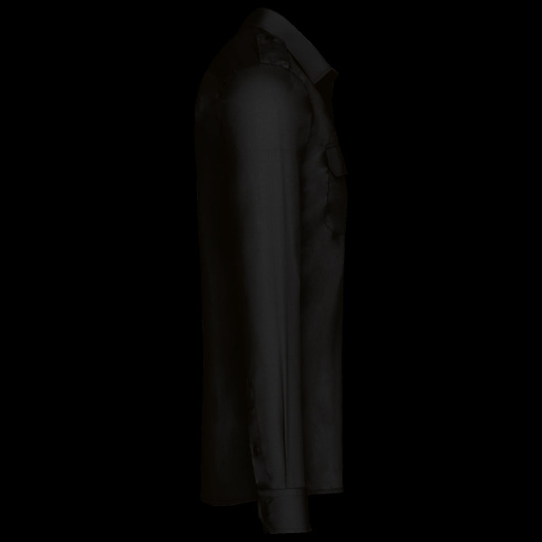Chemise pilote manches longues homme personnalisable – Vêtement professionnel B2B pour équipes et événements d’entreprise