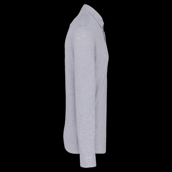 Chemise maille piquée manches longues personnalisable – Textile d’entreprise pour communication et cohésion – BCM Goodies