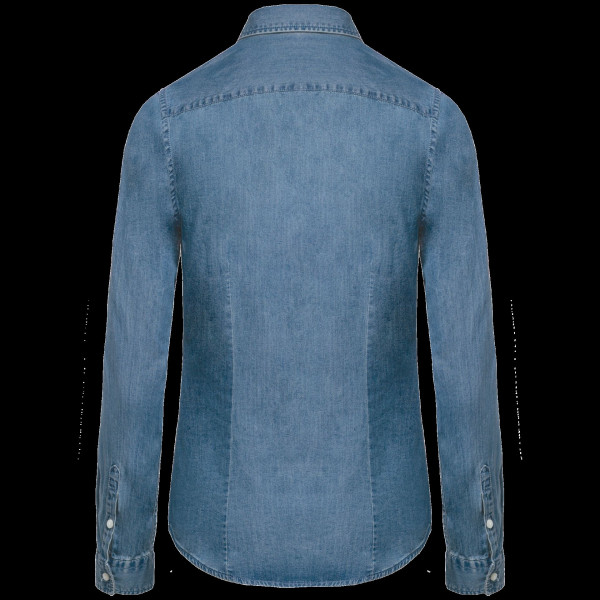 Chemise denim femme personnalisable pour entreprise – Communication et dotation collaborateurs | BCM Goodies