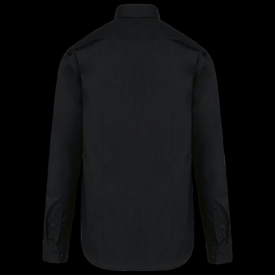Chemise popeline manches longues homme personnalisable – 100% coton peigné – BCM Goodies