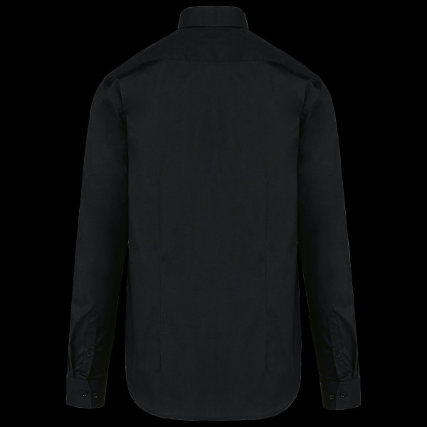 Chemise popeline manches longues homme personnalisable – 100% coton peigné – BCM Goodies