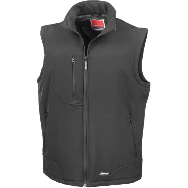 Bodywarmer softshell personnalisable pour entreprises – Vêtement publicitaire B2B – BCM Goodies