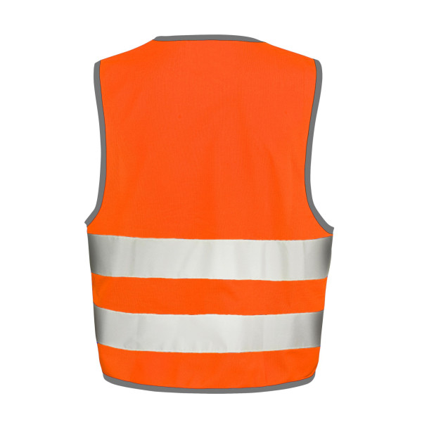 Gilet de sécurité enfant personnalisé conforme EN1150 pour communication d'entreprise – BCM Goodies