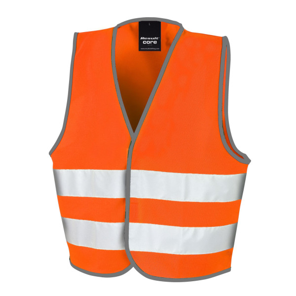 Gilet de sécurité enfant personnalisé conforme EN1150 pour communication d'entreprise – BCM Goodies