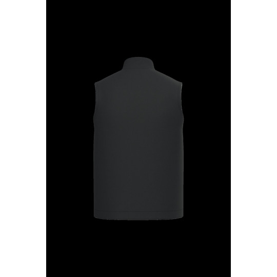 Bodywarmer rembourré en sergé écoresponsable personnalisable à col teddy unisexe pour entreprises – BCM Goodies