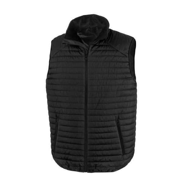 Bodywarmer THERMOQUILT recyclé personnalisable – Vêtement d’entreprise en polyester recyclé pour communication et fidélisation