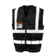 Gilet de sécurité zippé personnalisable haute visibilité avec bandes réfléchissantes – BCM Goodies