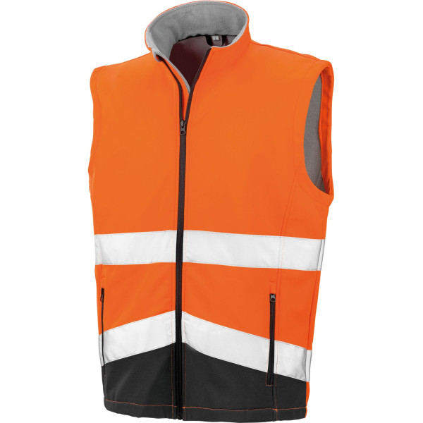 Gilet softshell High Viz personnalisable – Visibilité et sécurité pour entreprises et équipes
