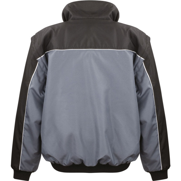 Blouson manches amovibles Heavy Duty personnalisable – Vêtement professionnel robuste pour communication B2B – BCM Goodies