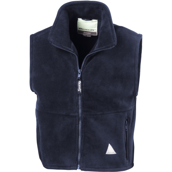 Bodywarmer enfant Polartherm™ personnalisable – Gilet polaire promotionnel pour communication d’entreprise