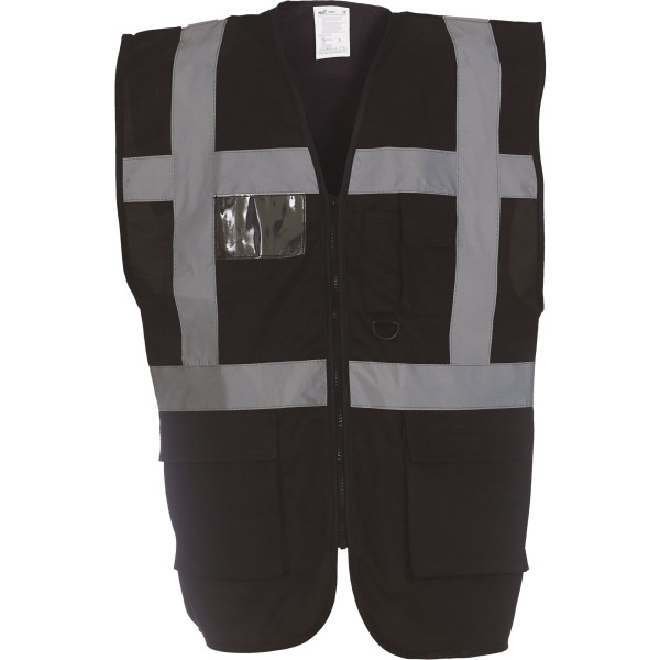 Gilet multifonction haute visibilité personnalisable – Conforme normes EN ISO20471 – BCM Goodies