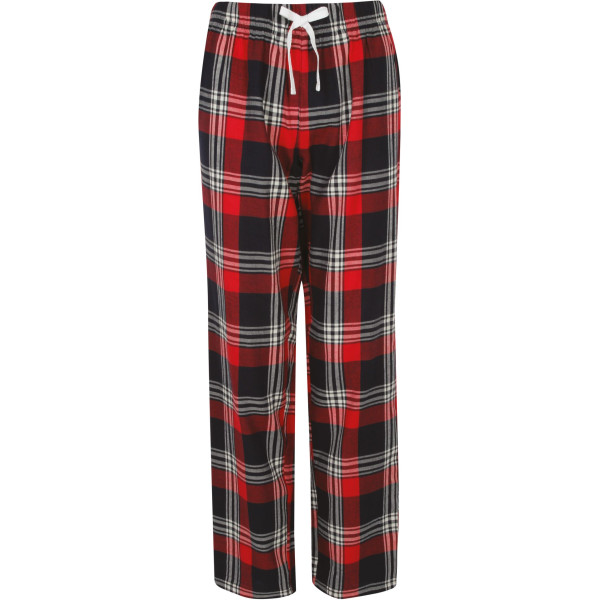 Pantalon femme tartan personnalisable en flanelle coton – Objet publicitaire et cadeau d’entreprise