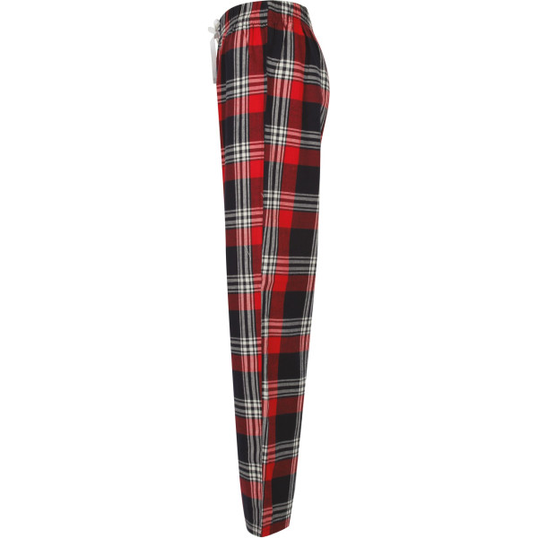 Pantalon femme tartan personnalisable en flanelle coton – Objet publicitaire et cadeau d’entreprise