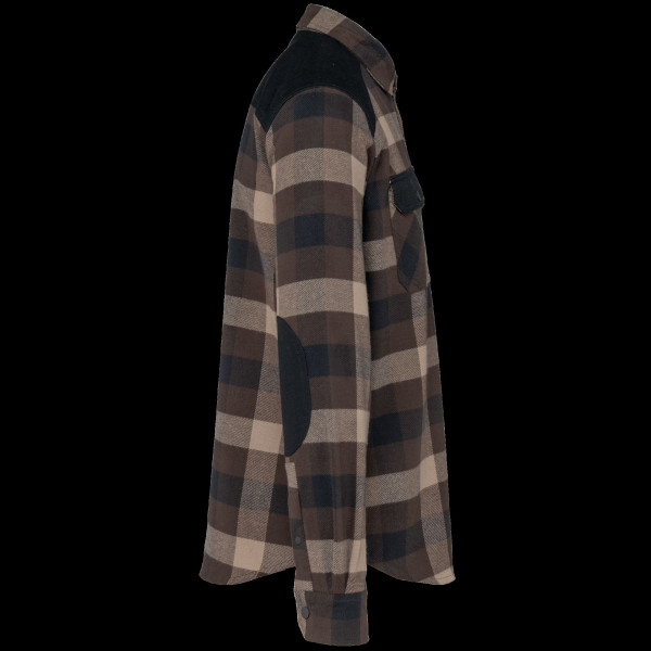 Chemise à carreaux avec poches homme personnalisable – Vêtement corporate coton pour entreprises et événements