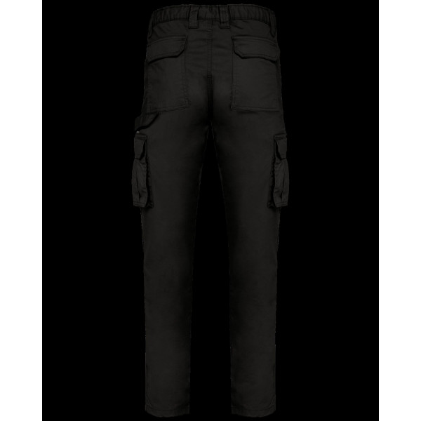 Pantalon multipoches écoresponsable homme personnalisable – Vêtement professionnel durable pour entreprises