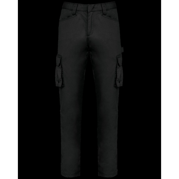 Pantalon multipoches écoresponsable homme personnalisable – Vêtement professionnel durable pour entreprises