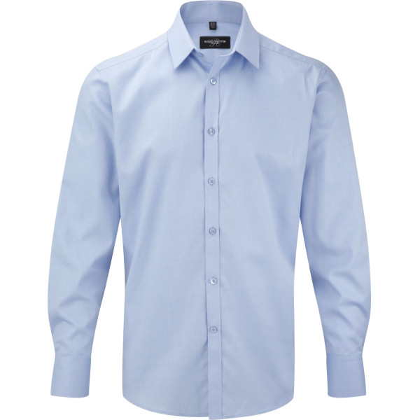 Chemise homme manches longues à chevrons personnalisable – Vêtement d’entreprise professionnel BCM Goodies