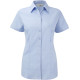 Chemise femme manches courtes à chevrons personnalisable – Communication d’entreprise et événementiel