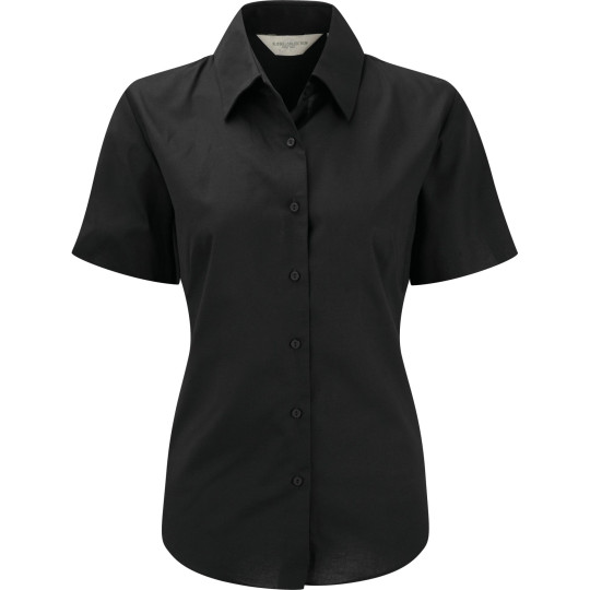 Chemise femme manches courtes Oxford personnalisable pour entreprise - BCM Goodies