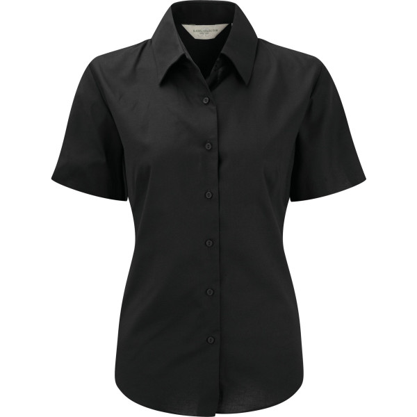 Chemise femme manches courtes Oxford personnalisable pour entreprise - BCM Goodies