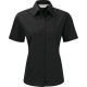 Chemise femme popeline polycoton manches courtes personnalisable pour entreprise | BCM Goodies