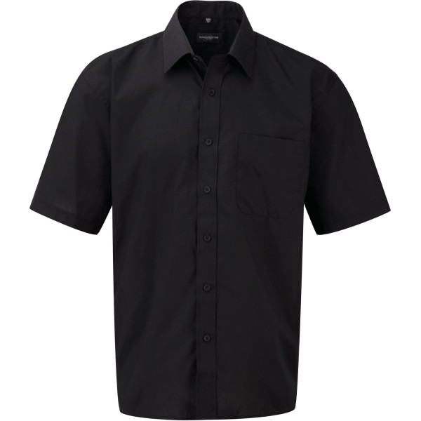 Chemise homme popeline polycoton manches courtes – Tenue professionnelle personnalisable pour entreprises et événements
