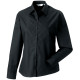 Chemise femme popeline coton manches longues personnalisable pour entreprises – BCM Goodies