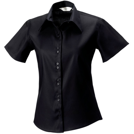 Chemise femme manches courtes Non Iron personnalisable | Vêtement professionnel entreprise
