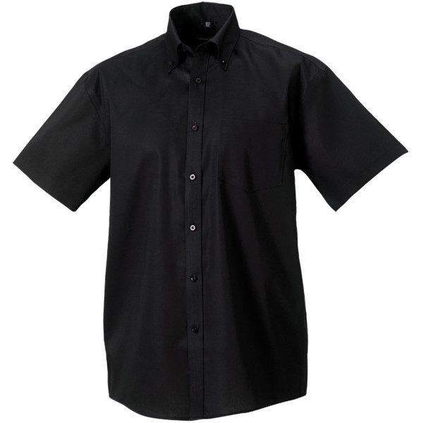 Chemise homme manches courtes Non Iron classique personnalisable – Vêtement d’entreprise B2B 100% coton – BCM Goodies