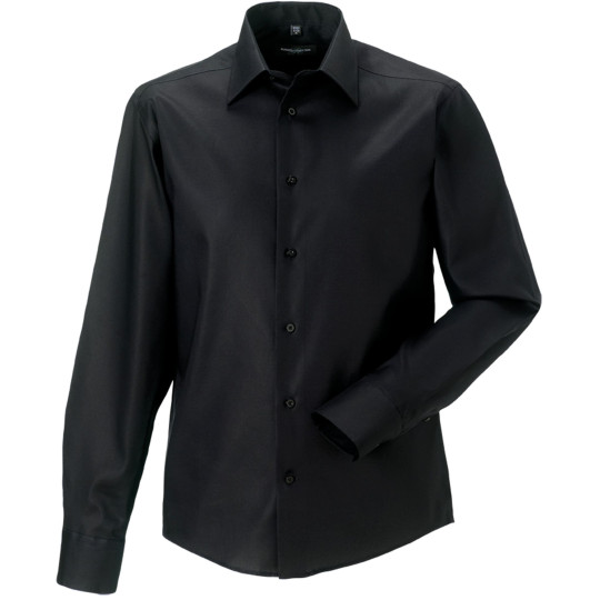 Chemise homme manches longues Non Iron personnalisable – Vêtement professionnel B2B pour communication d’entreprise