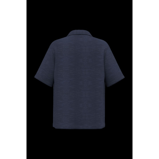 Chemise à manches courtes texturée homme