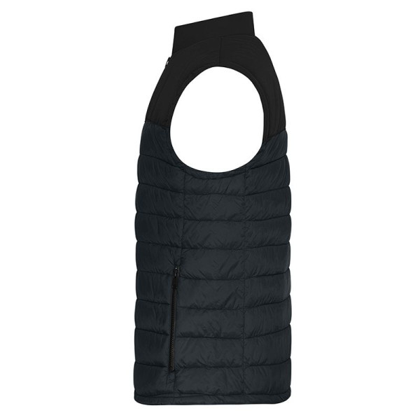 Bodywarmer matelassé RPET hybride hiver Homme Daiber