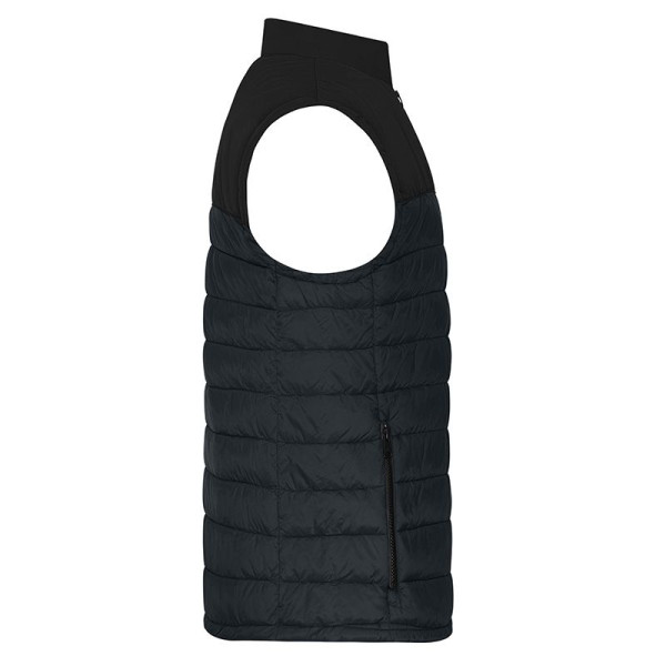 Bodywarmer matelassé RPET hybride hiver Homme Daiber
