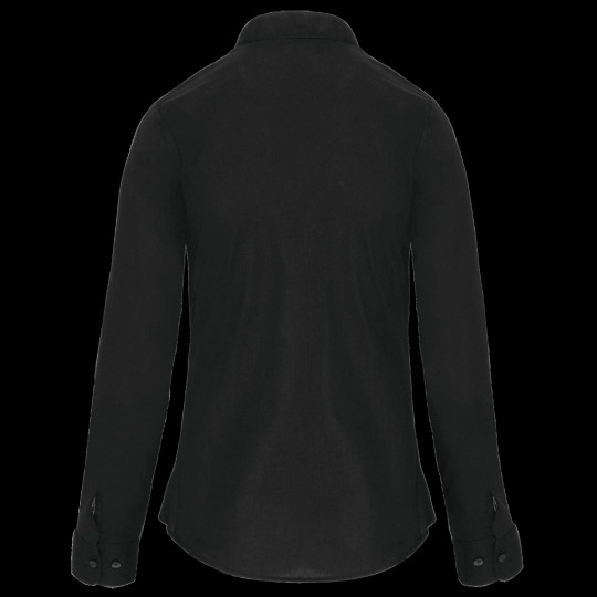 Chemise femme col mao manches longues personnalisable pour entreprises et événements – BCM Goodies