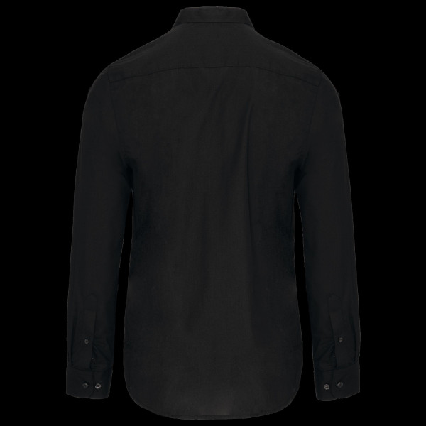 Chemise col mao manches longues personnalisable pour entreprises – BCM Goodies