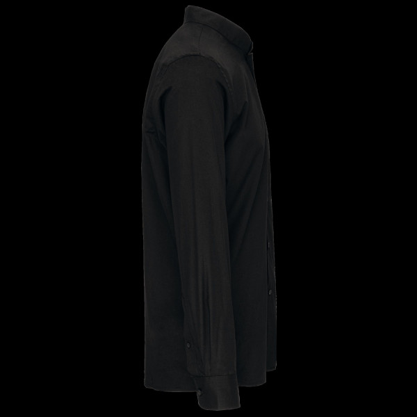 Chemise col mao manches longues personnalisable pour entreprises – BCM Goodies