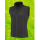 Bodywarmer softshell femme recyclé personnalisé – Vêtement d’entreprise écologique pour communication responsable