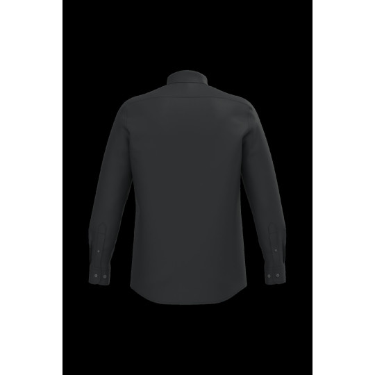 Chemise popeline polycoton sans poche homme entretien facile – Personnalisation pour communication visuelle en entreprise