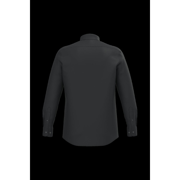 Chemise popeline polycoton sans poche homme entretien facile – Personnalisation pour communication visuelle en entreprise