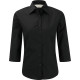Chemise fittée femme manches 3/4 personnalisable pour entreprises – Confort et image professionnelle