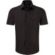 Chemise fittée homme manches courtes en popeline 97% coton pour identité visuelle entreprise - BCM Goodies