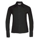 Chemise femme manches longues Non Iron personnalisable - Vêtement d'entreprise 100% coton pour communication professionnell