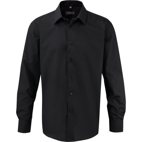 Chemise homme manches longues Non Iron personnalisable – Vêtement professionnel classique pour communication d’entreprise