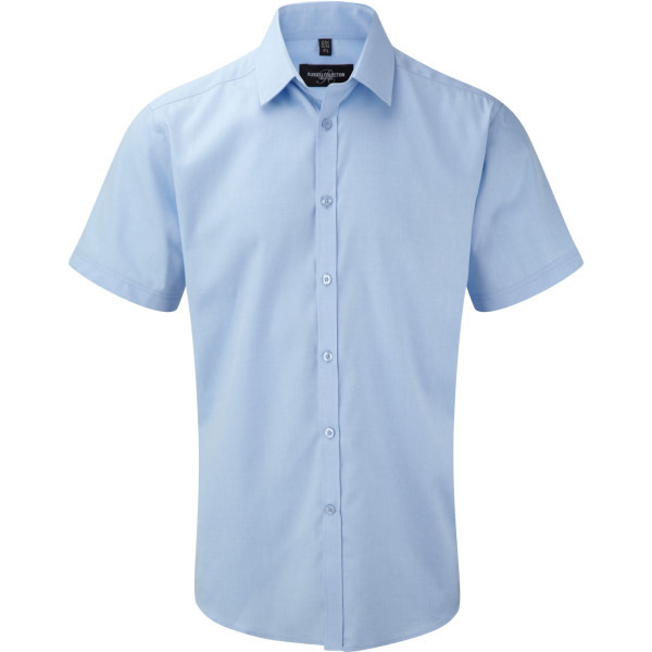 Chemise homme manches courtes à chevrons personnalisable pour communication d’entreprise – BCM Goodies