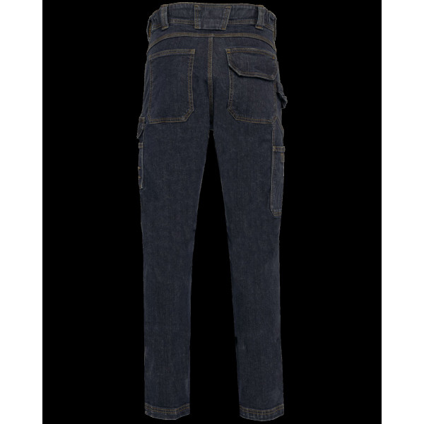 Pantalon Denim Multipoches Homme Fonctionnel Personnalisable – Vêtement Entreprise BCM Goodies