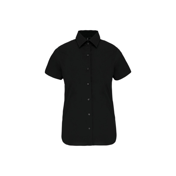 Chemise femme manches courtes coton élasthanne personnalisable – Vêtement d’entreprise pour communication et image de marque | B
