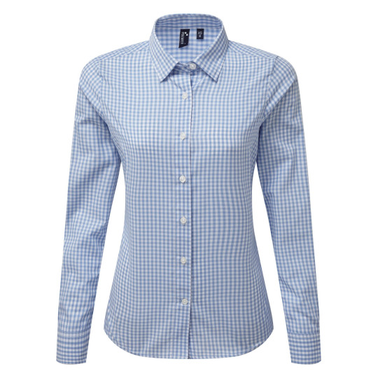 Chemise vichy gros carreaux personnalisable pour entreprises – Textile professionnel BCM Goodies